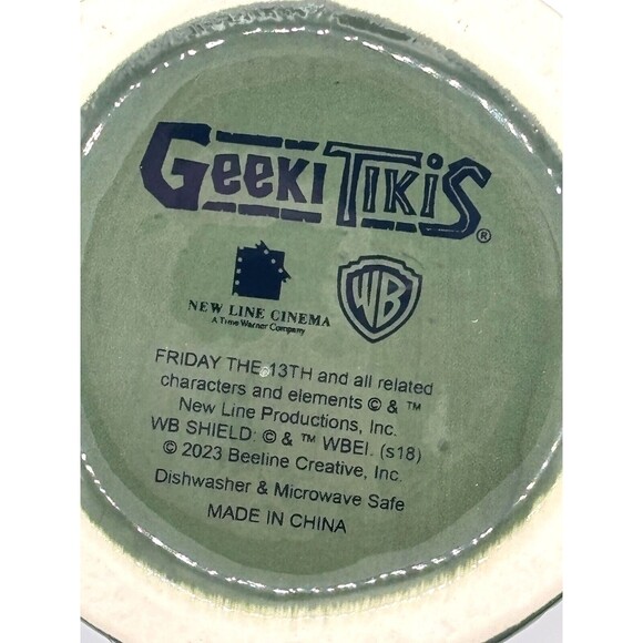 Geeki Tikis Friday The 13th Jason Voorhees Ceramic Tiki Mug Holds 26 Ounces NNB - Picture 7 of 14